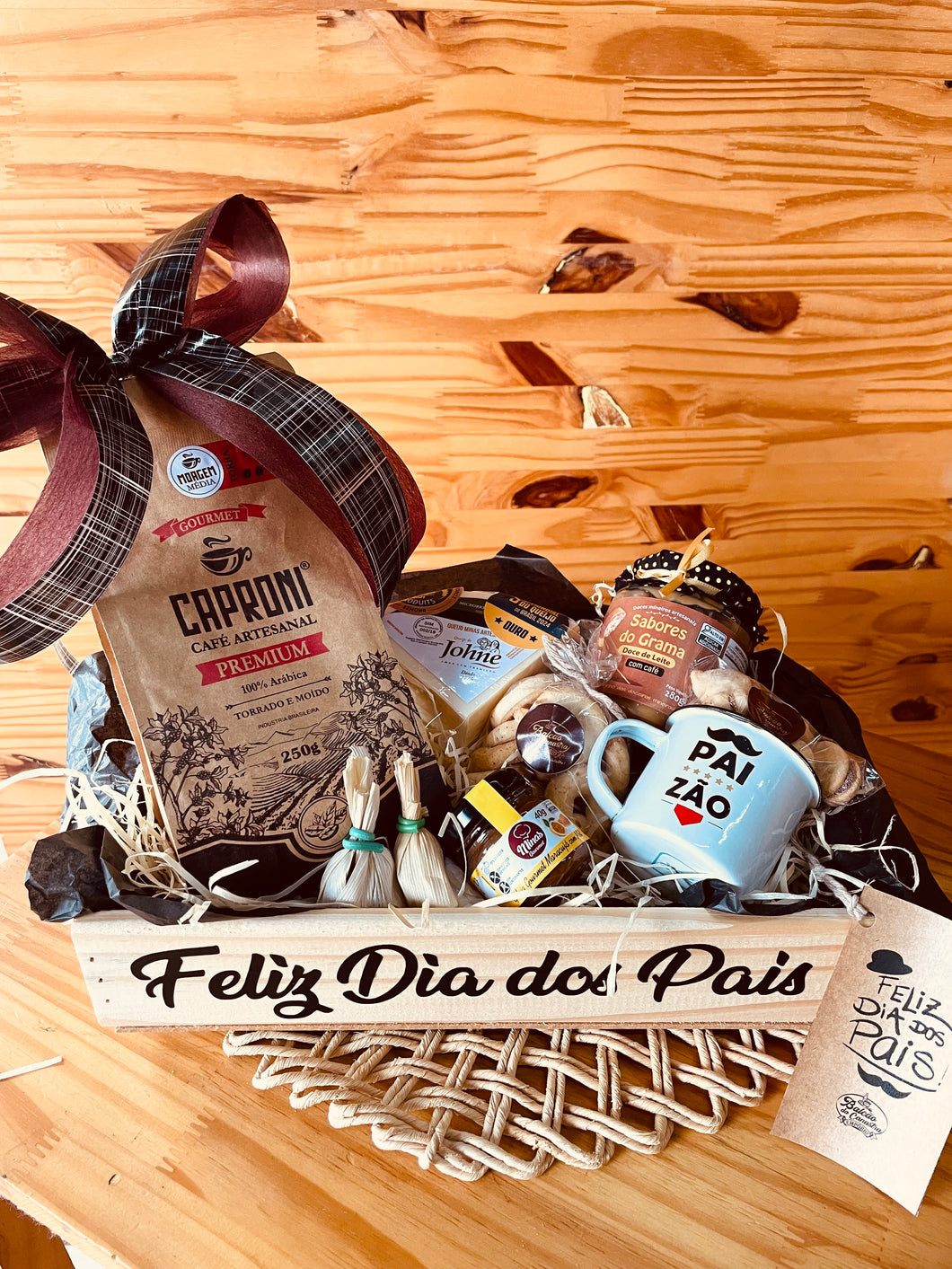 Cesta Cafezin Gourmet - Dia dos Pais (10 Itens) COD 010805