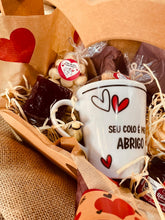 Carregar imagem no visualizador da galeria, Cesta - Xícara e Amor (9 itens) COD.120613
